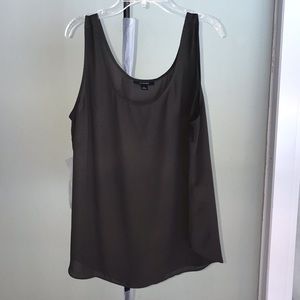 Brown sleeveless top